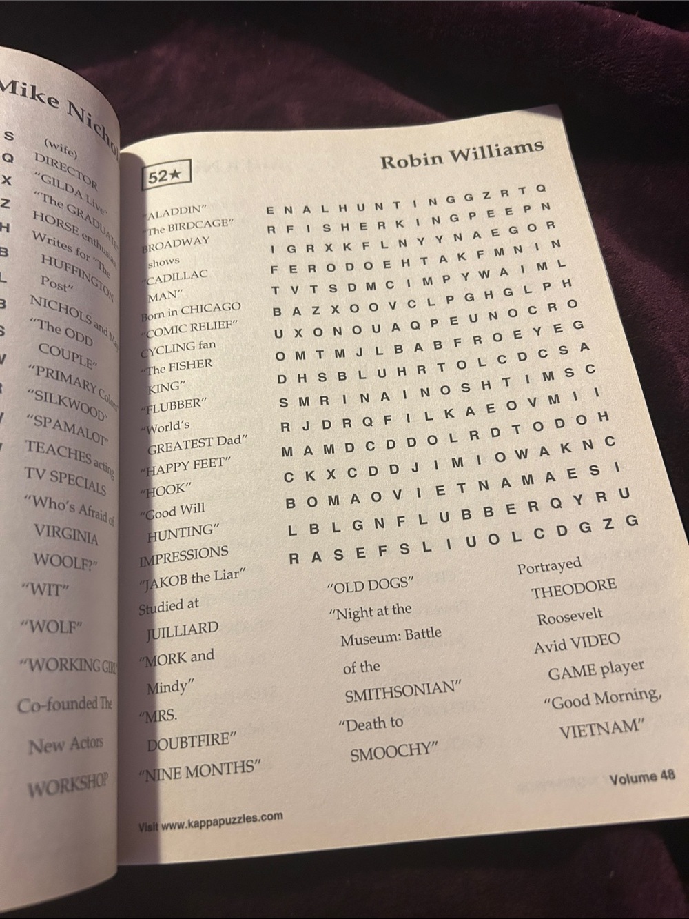 Celebrity Word-Finds Puzzle Book - Purple & Yellow Cover - Picture 3 of 3
